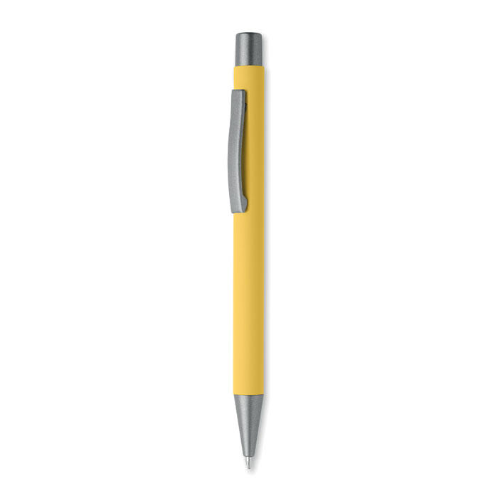 Recycled aluminium ball pen Giallo item picture front