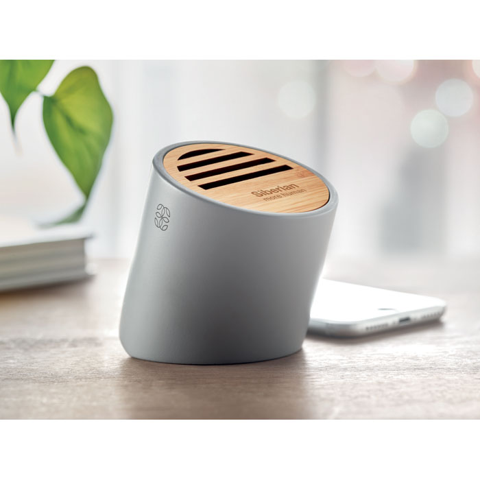 Speaker wireless grey item picture printed