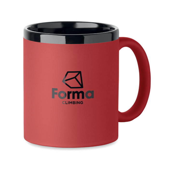 Ceramic mug for laser 300 ml Rosso item picture printed