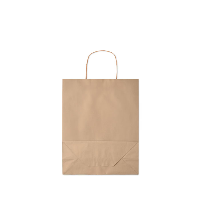 Medium Gift paper bag  90 gr/m² Beige item picture top