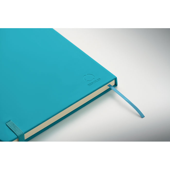Notebook A5 in PU riciclato Turchese item detail picture