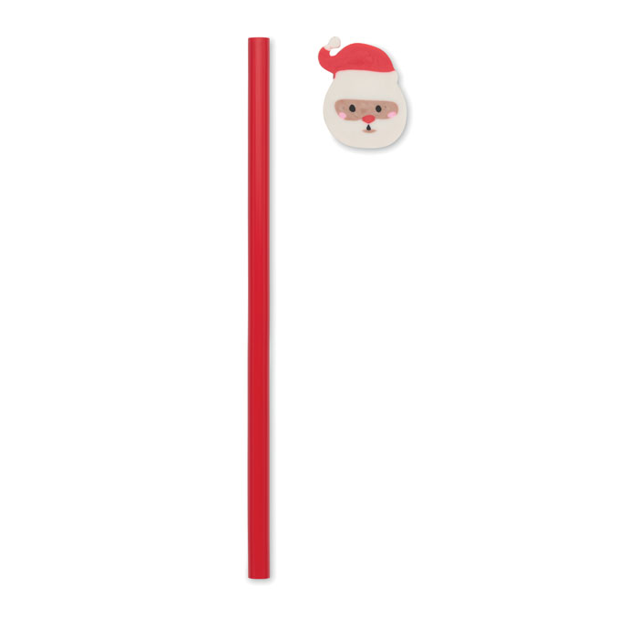 Christmas pencil with eraser Rosso item picture side