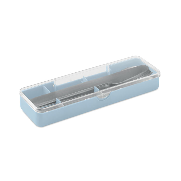 Set posate in acciaio inox Blu Bambino item picture front