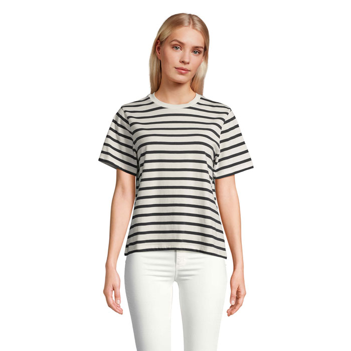 LEGEND DONNA MAGLIETTA Off White| Navy item picture front