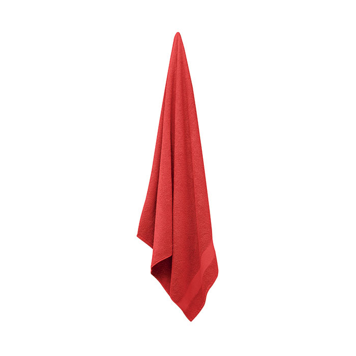 Towel organic cotton 180x100cm Rosso item picture top