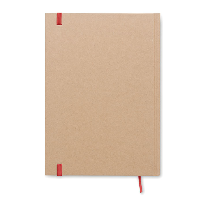 Notebook A5, pagine riciclate Rosso item picture back