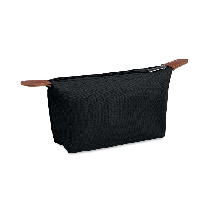 Cosmetic bag in 600D RPET Nero item picture front