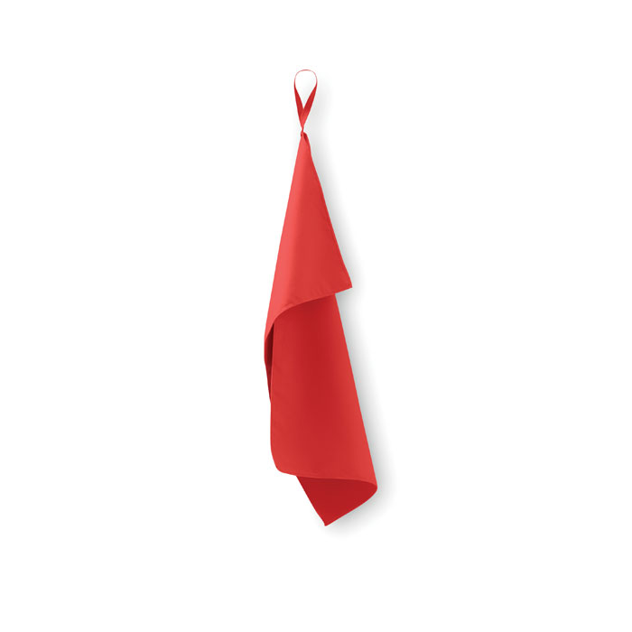 Asciugamano in microfibra Rosso item picture front