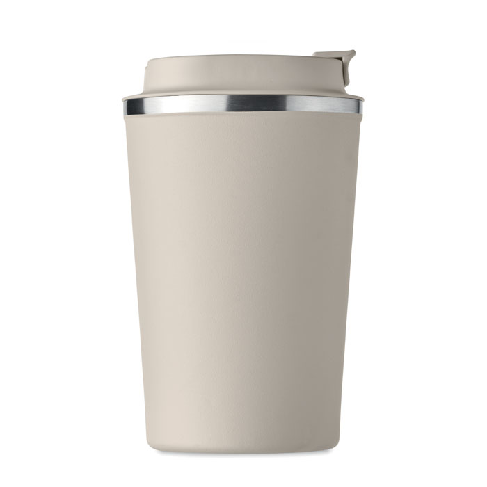 Double wall tumbler 350 ml Beige item picture open