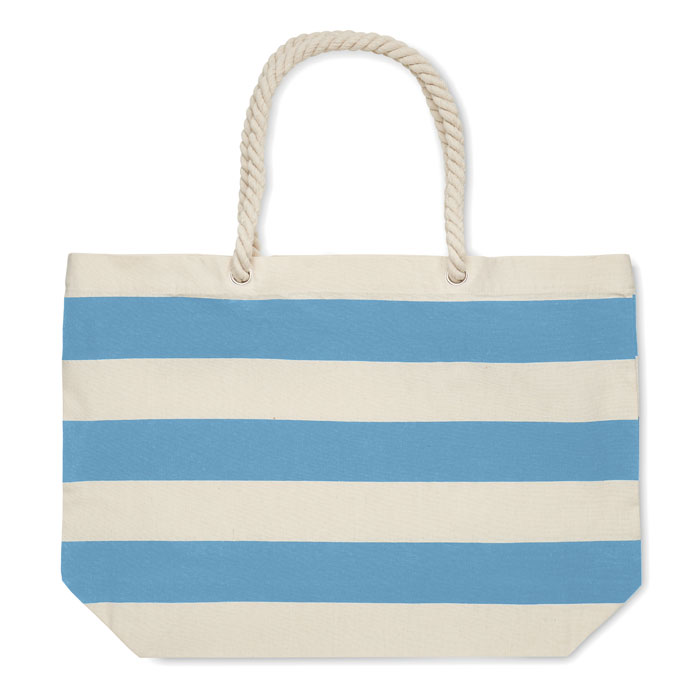 Borsa mare in cotone 220 gr/m² Blu Bambino item picture side