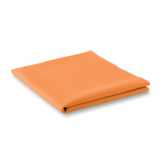 Asciugamano sport in pouch Arancio item picture side