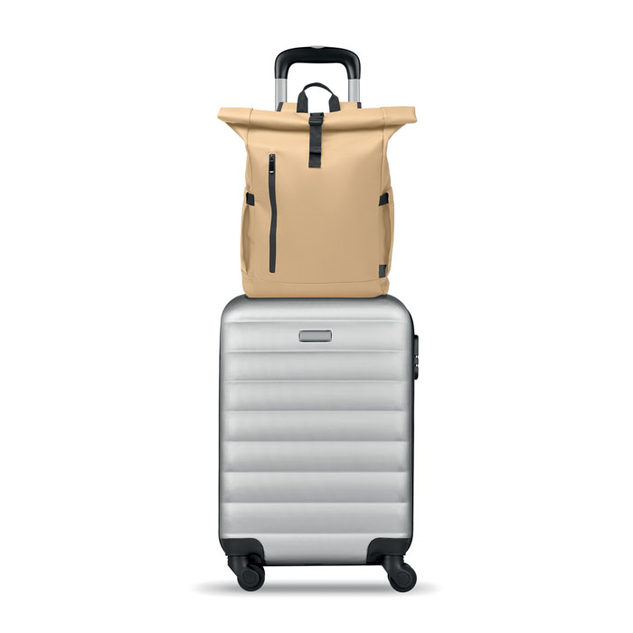 Zaino Rolltop per laptop 600D Cachi item picture 2