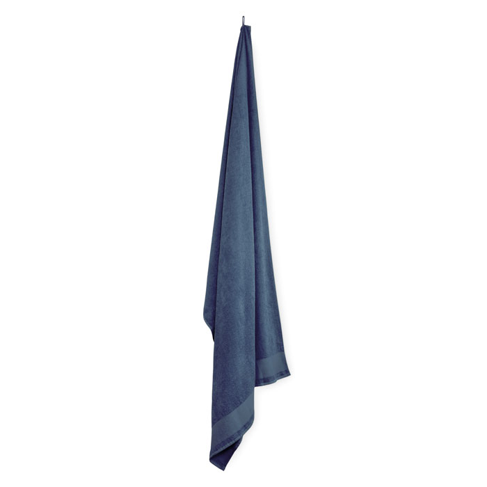 Asciugamano da bagno in cotone Blu Royal item picture top