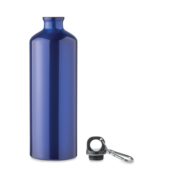 Aluminium bottle 1L Blu item picture side
