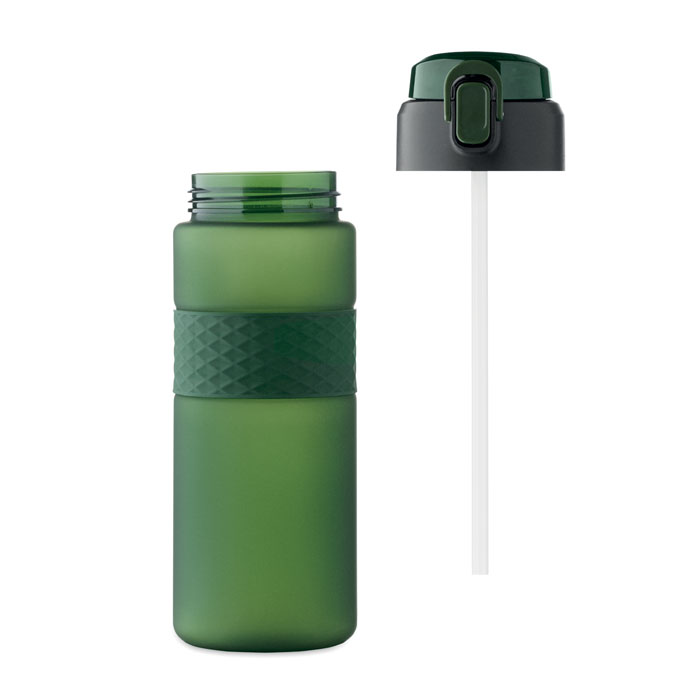 RPET drinking bottle 700ml Verde Scuro item picture open