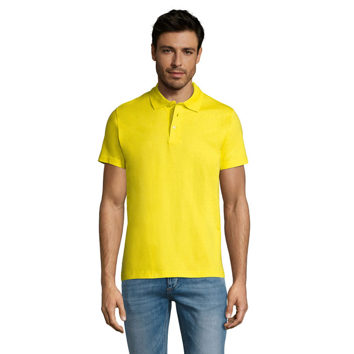 PRESCOTT MEN POLO SHIRT 170 Giallo Limone item picture front