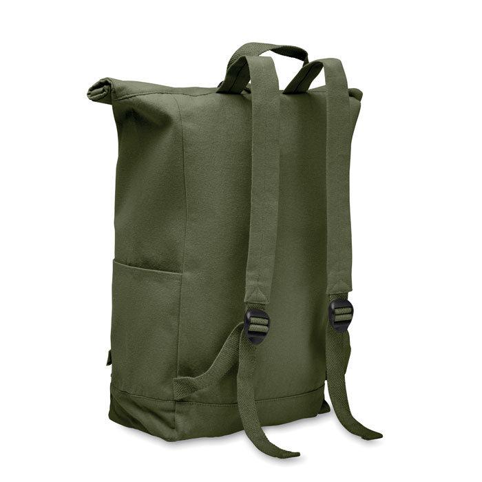 Roll top backpack 390 gr/m² Verde Militare item picture top