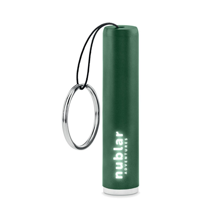 Torcia a LED in plastica Verde Scuro item picture printed