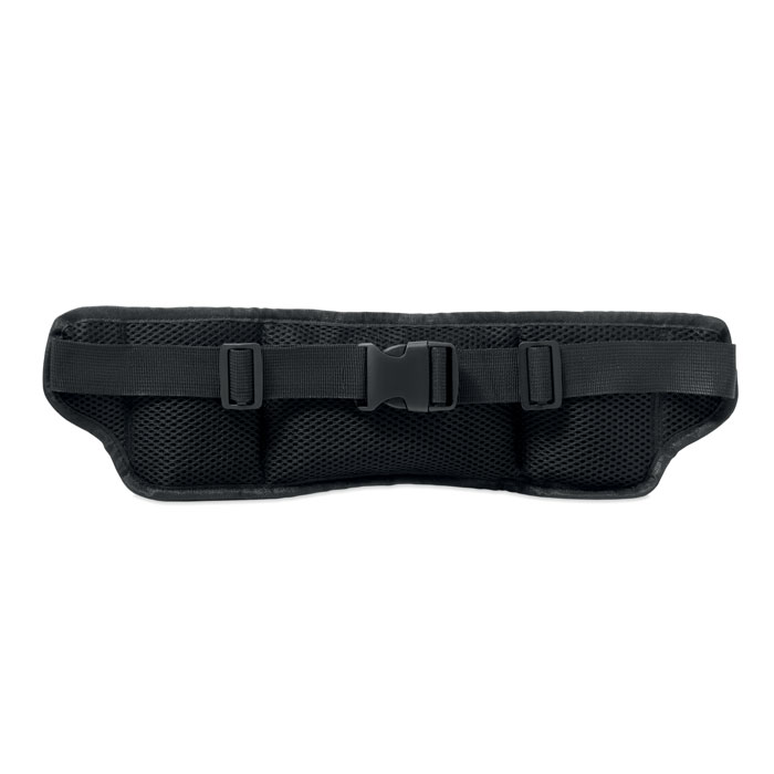 Marsupio sportivo 420D RPET Nero item picture side