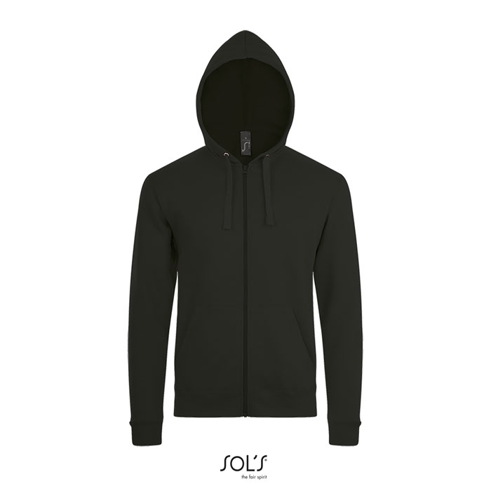 STONE UNI HOODIE 260g black item picture front