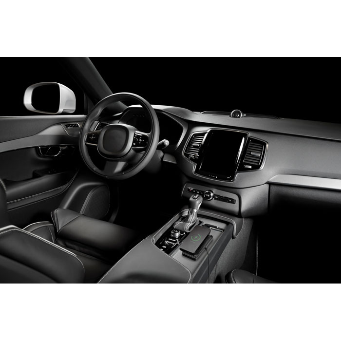 Caricatore wireless auto 15W Nero item picture top