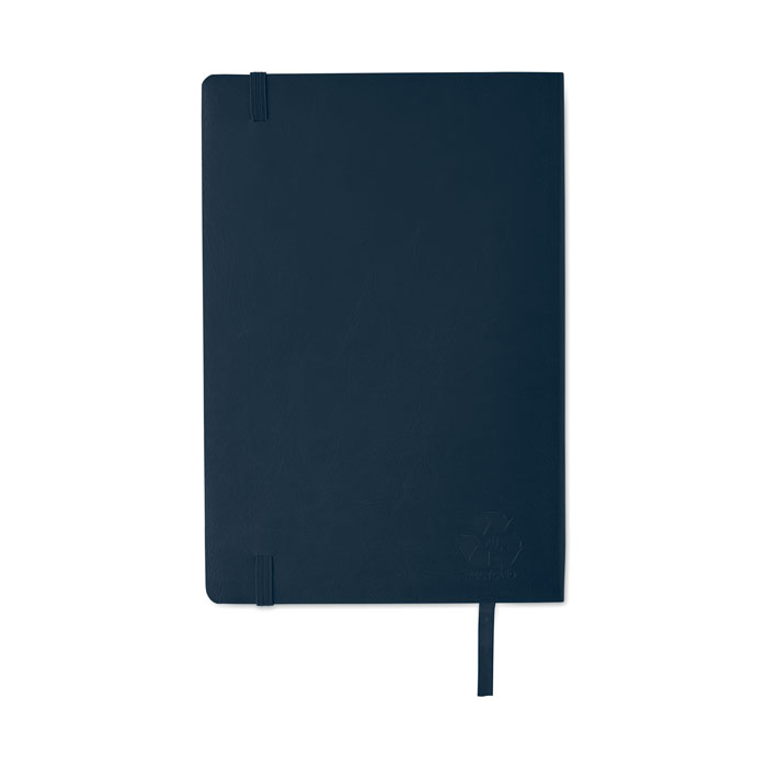 Notebook A5 riciclato Francese Navy item picture back