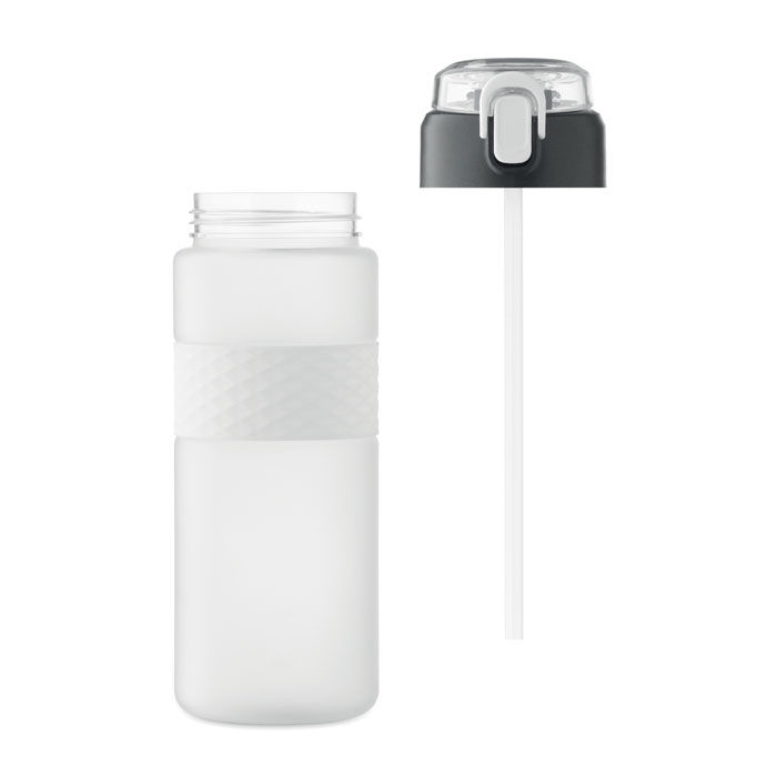 RPET drinking bottle 700ml Bianco Trasparente item picture open
