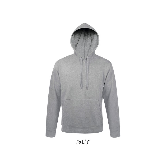 SNAKE HOOD SWEATER 280g grey melange item picture front