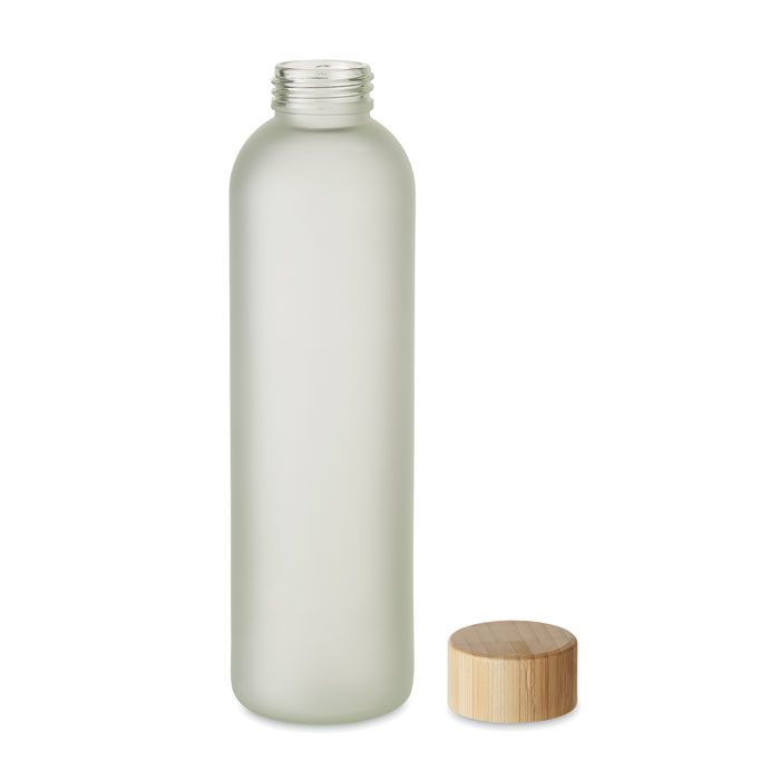 Bottiglia in vetro da 650ml transparent white item picture side
