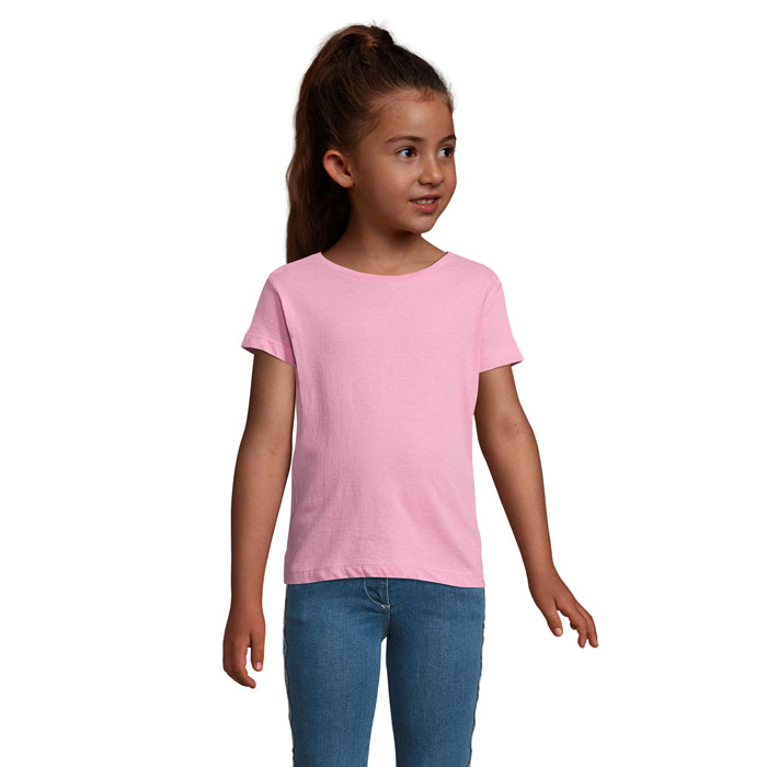 CHERRY GIRLS T-SHIRT 150 Rosa Orchidea item picture front