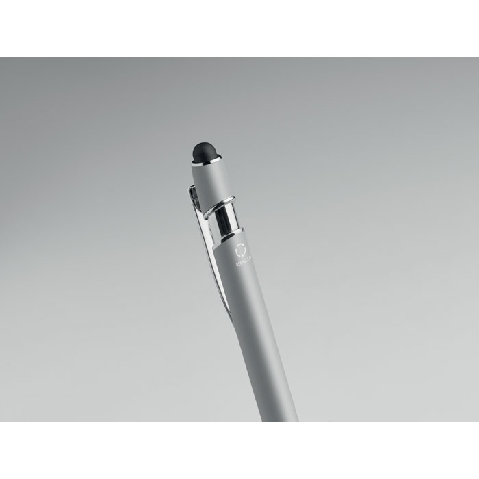 Penna in alluminio riciclato Argento item detail picture