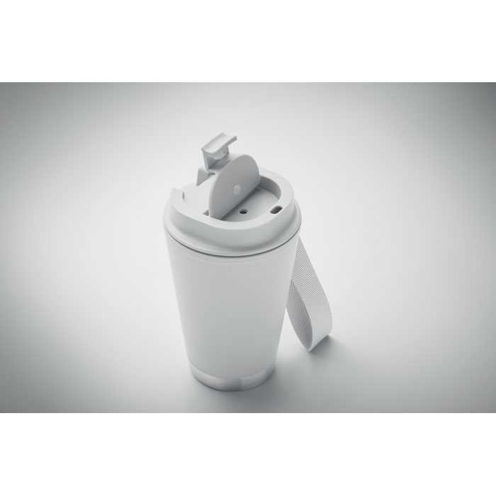 Bicchiere a doppio strato. 300 ml. Bianco item picture open