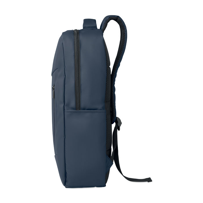 15" PU RPET laptop backpack Blu item picture 2