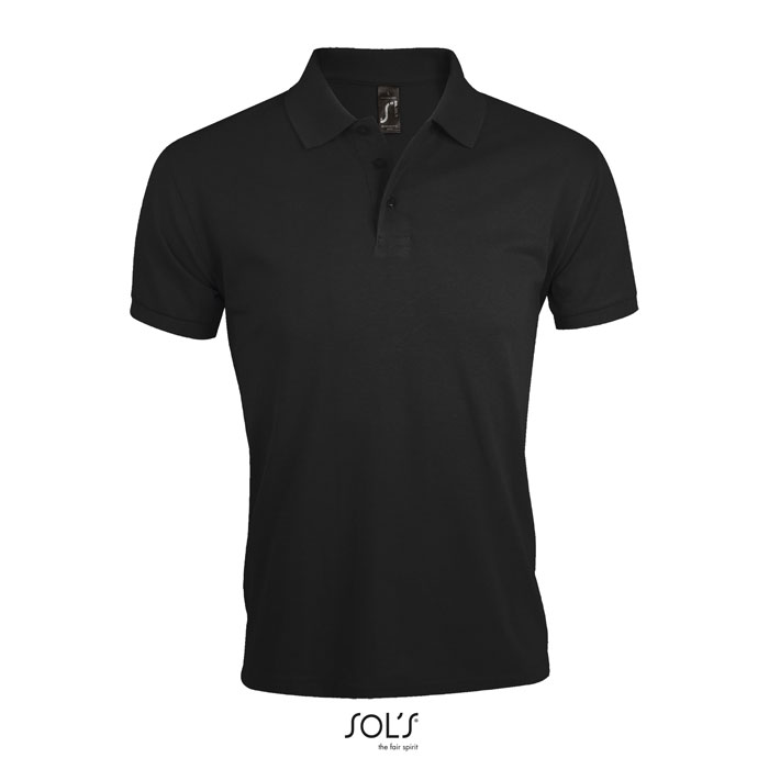 PRIME-MEN POLO-200g black item picture front