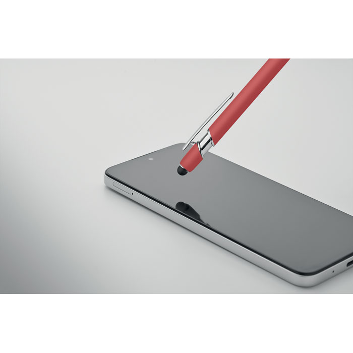 Penna in alluminio riciclato Rosso item picture open