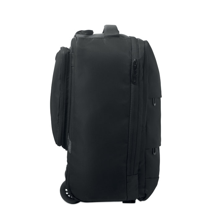 Backpack trolley in 290T RPET Nero item picture 6