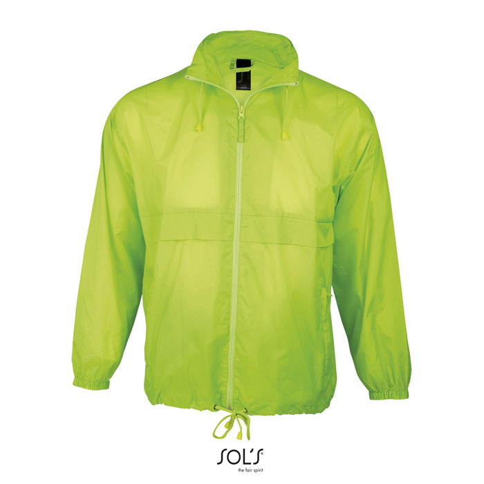 Giacca a vento SURF Unisex Verde Lime Fluo item picture front
