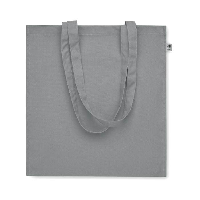 Shopper in cotone biologico Grigio item picture open
