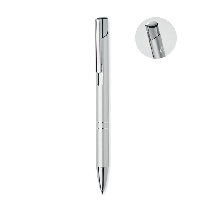Recycled aluminium ball pen Argento item picture front
