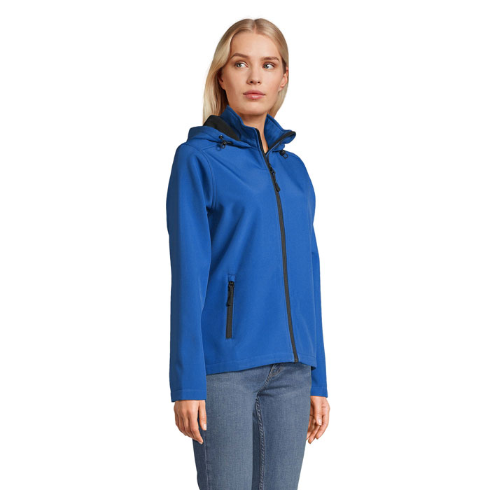 RACE DONNA GIACCA CAPPUCCIO Blu Royal item picture side