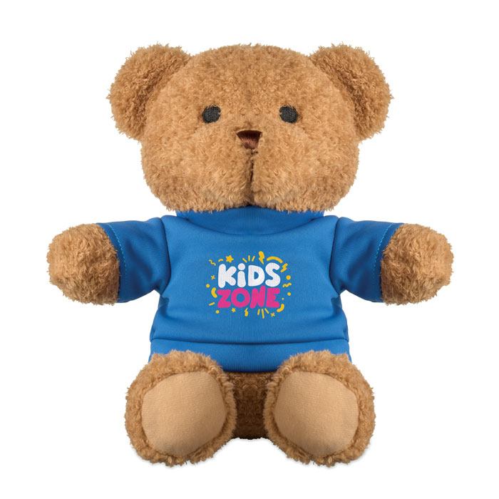 Orsetto con tshirt 23 cm Blu item picture printed