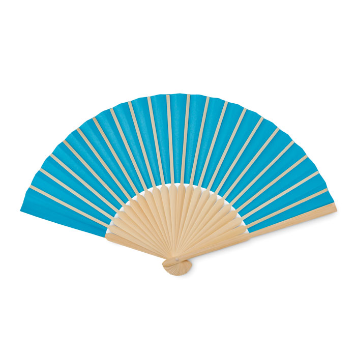 Manual hand fan Turchese item picture side