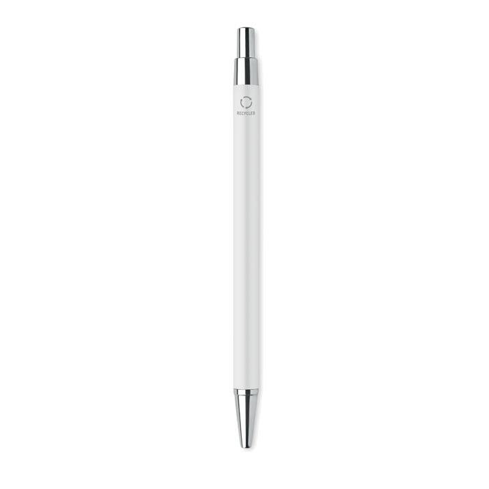 Penna a sfera in alluminio Bianco item picture front