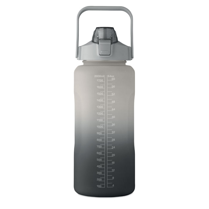 Borraccia RPET 2000ml Nero item picture open