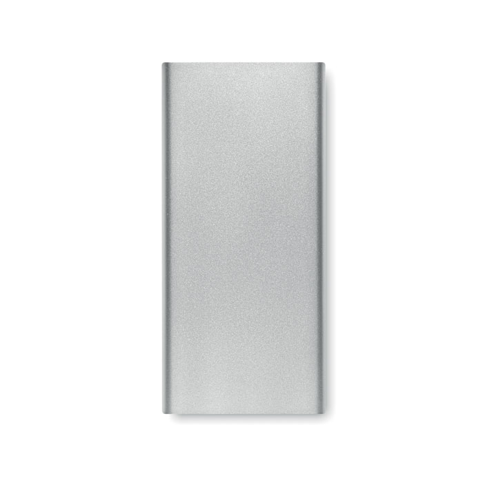 10000 mAh power bank Argento Opaco item picture back