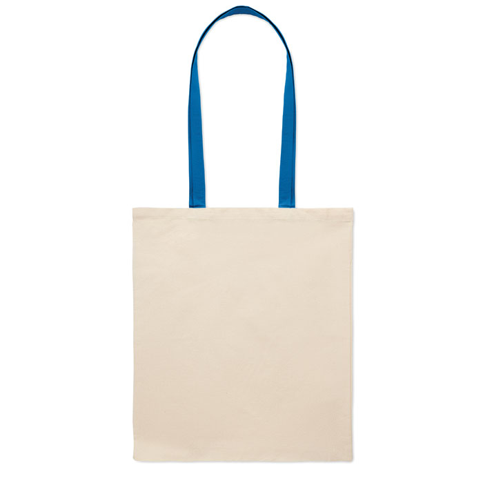 140 gr/m² Cotton shopping bag Blu Royal item picture side