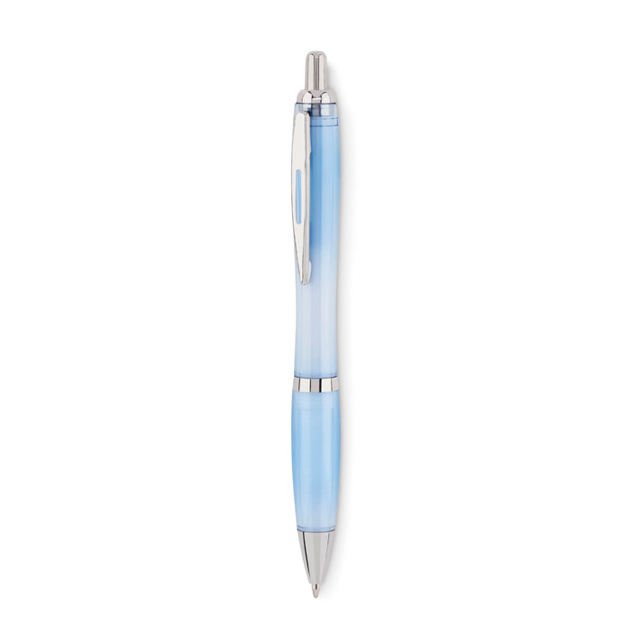 Ball pen in RPET Azzurro Chiaro Trasparente item picture front