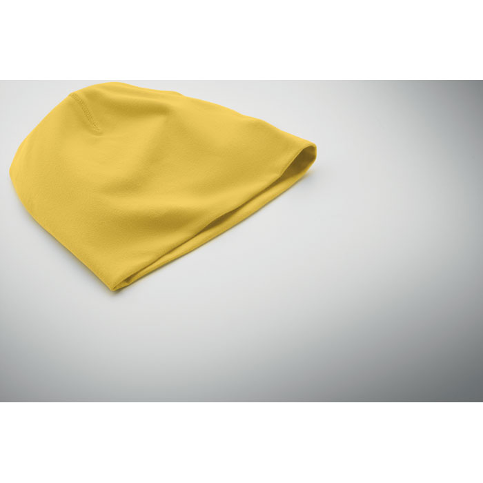 Unisex beanie in cotton Giallo item detail picture