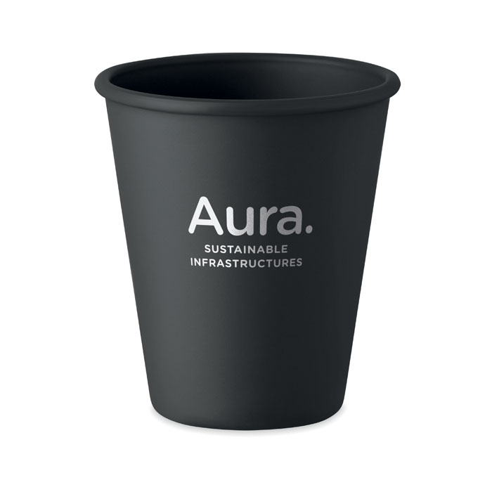 Reusable PLA single wall cup Nero item picture printed