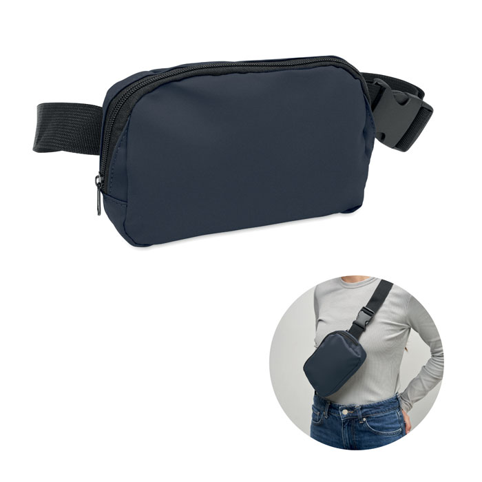 Waist bag in 210D polyester Grigio Pietra item picture front